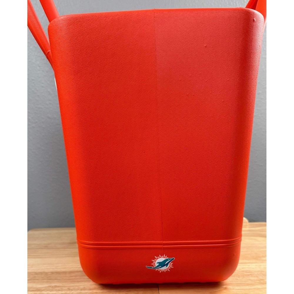 FOCO NFL Miami Dolphins Orange‎ Large Tailgate Logo Beach Tote Bag NEW - Picture 5 of 5